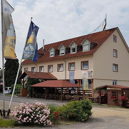 Landgasthof Frankentor Wasserlosen Bagian luar foto