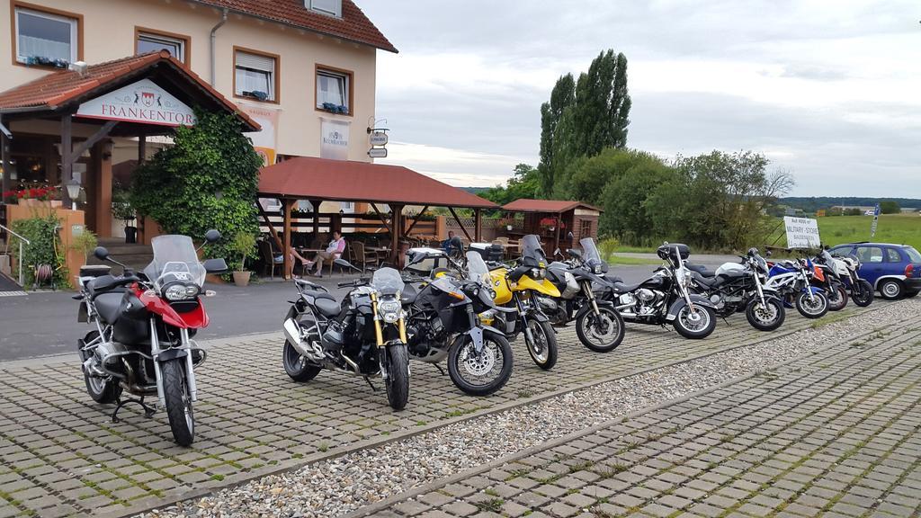 Landgasthof Frankentor Wasserlosen Bagian luar foto
